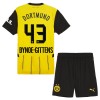 Borussia Dortmund Bynoe Gittens 43 Domácí 2024-25 - Dětské Fotbalové Dresy (S/S) Borussia Dortmund Bynoe Gittens 43 Domácí 2024-25 - Dětské Fotbalové Dresy (S/S)